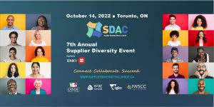 October 14, 2022, Toronto, 7th annual Supplier Diversity Event, www,www.supplierdiversityalliance.ca