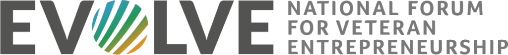logo: Evolve, the national forum for veteran entrepreneurship.