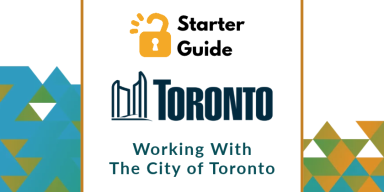 Starter Guide: Working with the City of Toronto